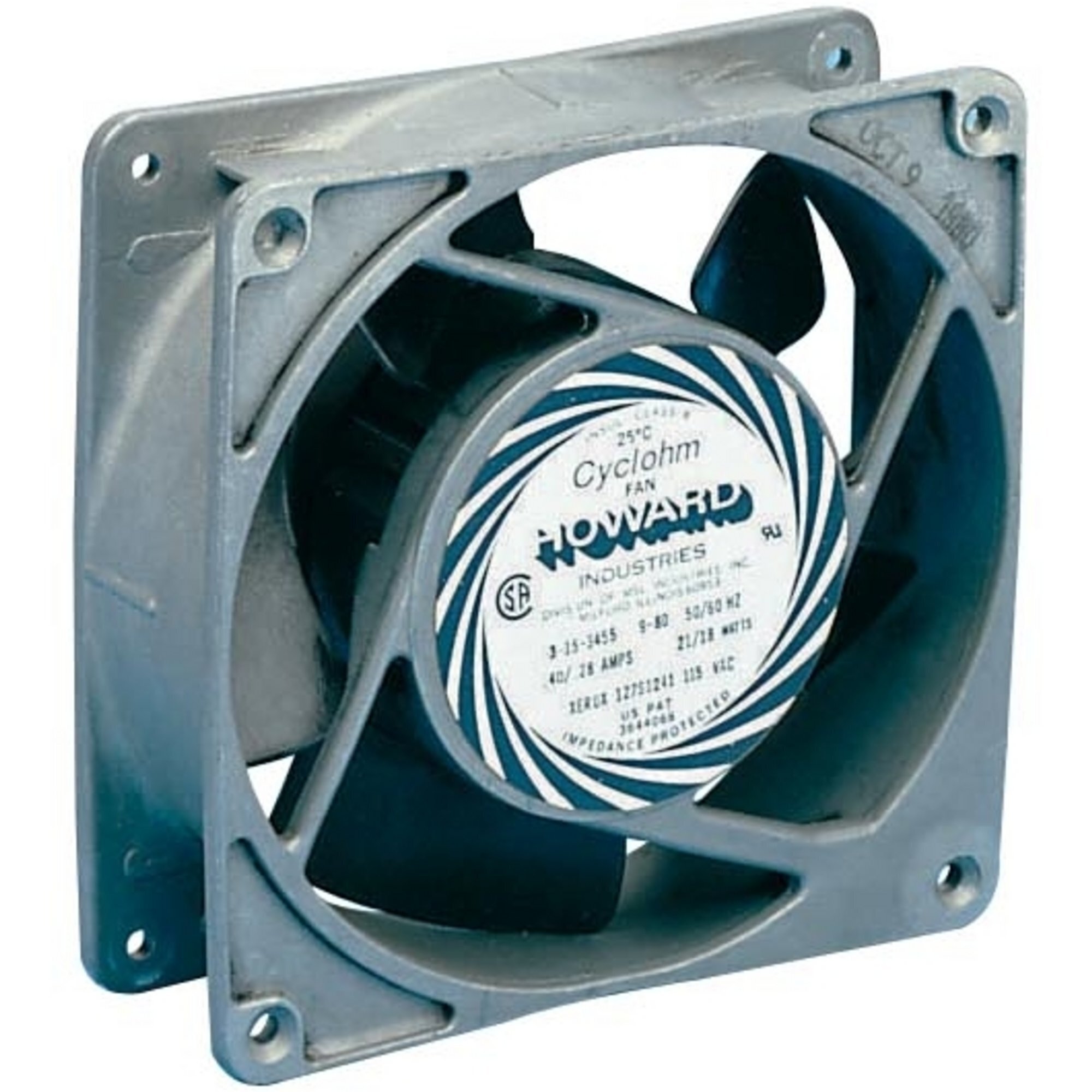 Mini Box Fan, 4 3/4in., 12V DC, 100 CFM
